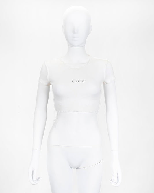FCUK White Baby Tee