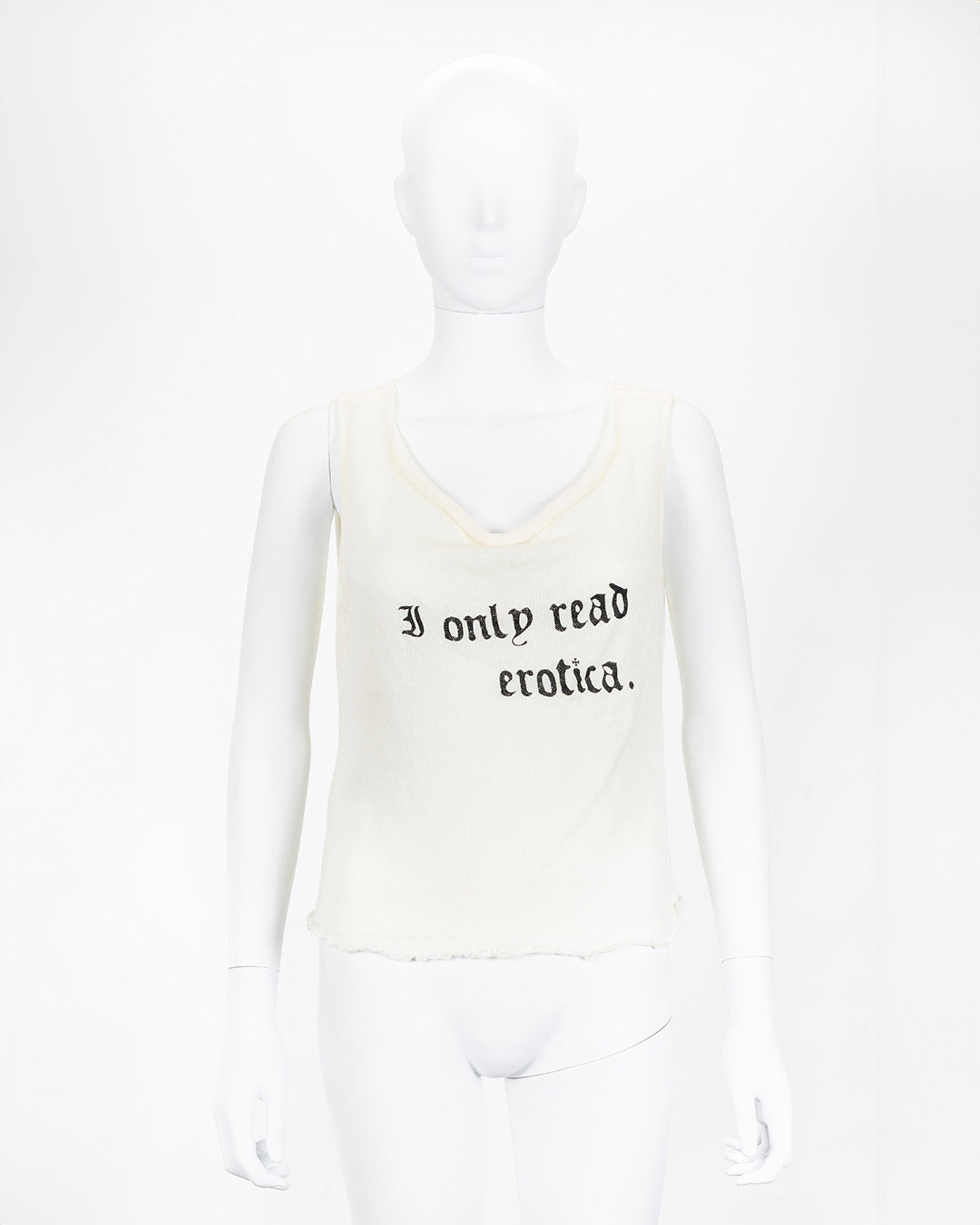 Punk Style Knit Tank Top (I Only Read Erotica)