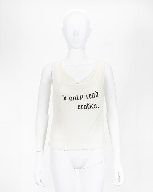 Punk Style Knit Tank Top (I Only Read Erotica)