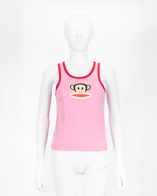 Paul Frank Pink & Red Tank Top