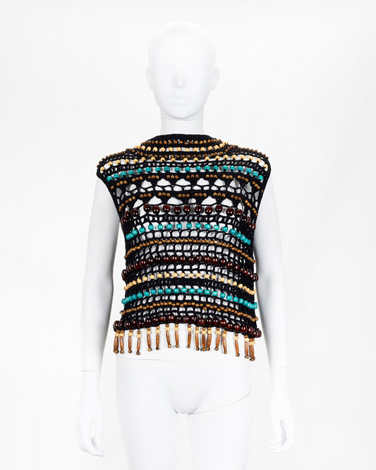 Vintage Beaded Top