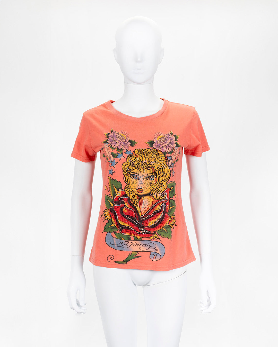 Ed Hardy Rhinestone T-Shirt