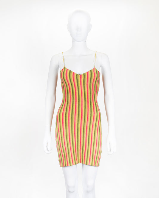Gimaguas Striped Mini Dress