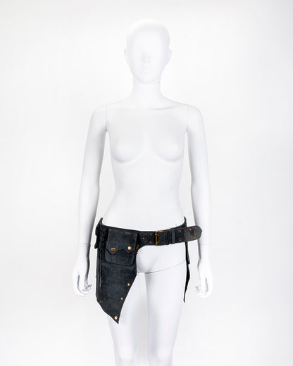 Leather Utility Rave Belt