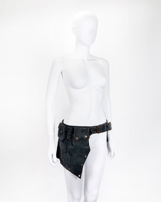 Leather Utility Rave Belt