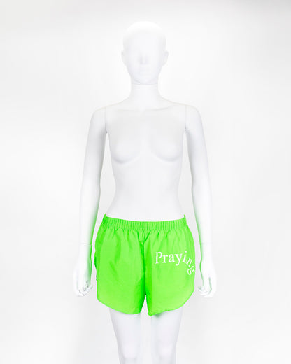 Gods Favourite Neon Green Shorts
