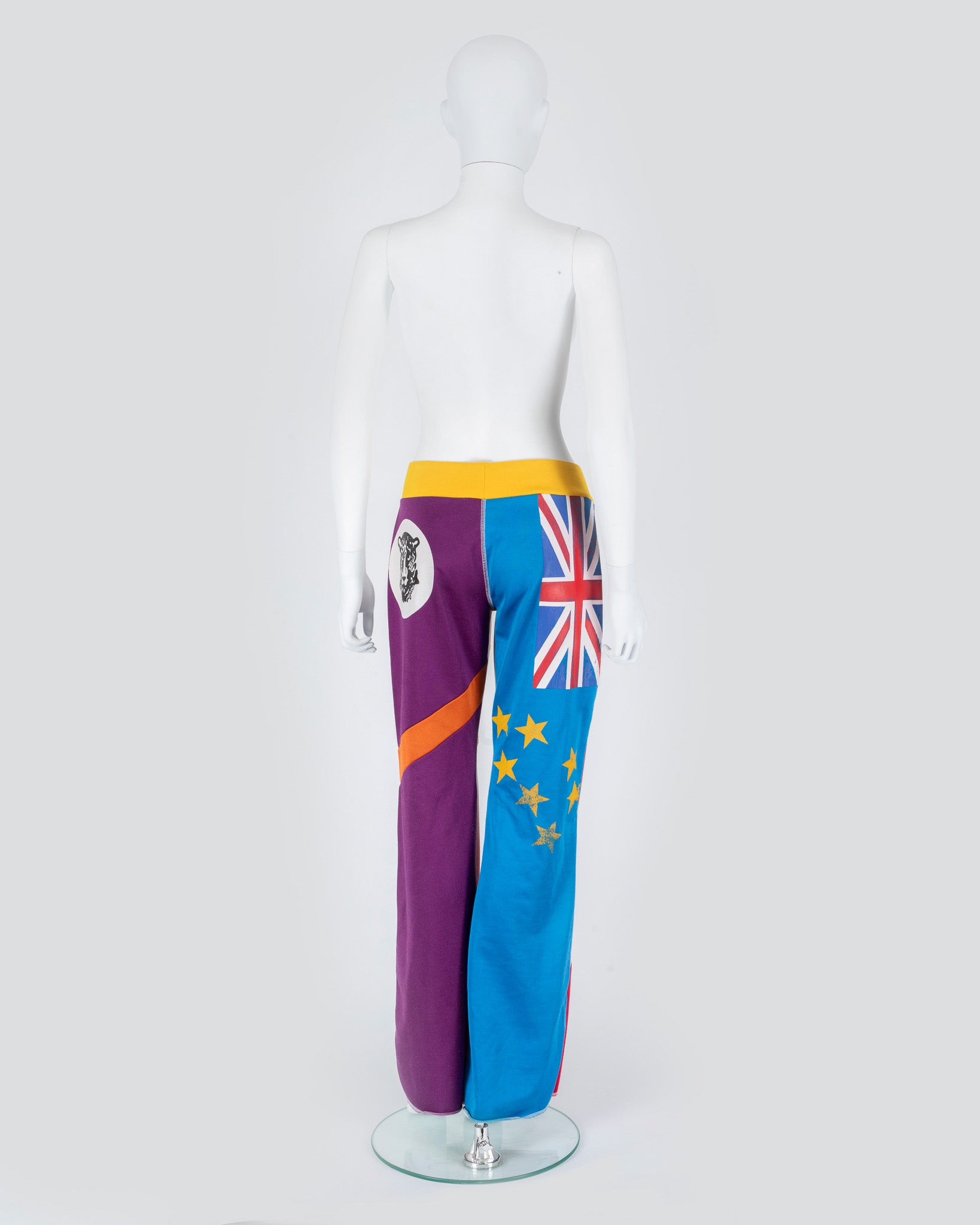Vintage Deconstrcted Flag Tracksuit Bottoms