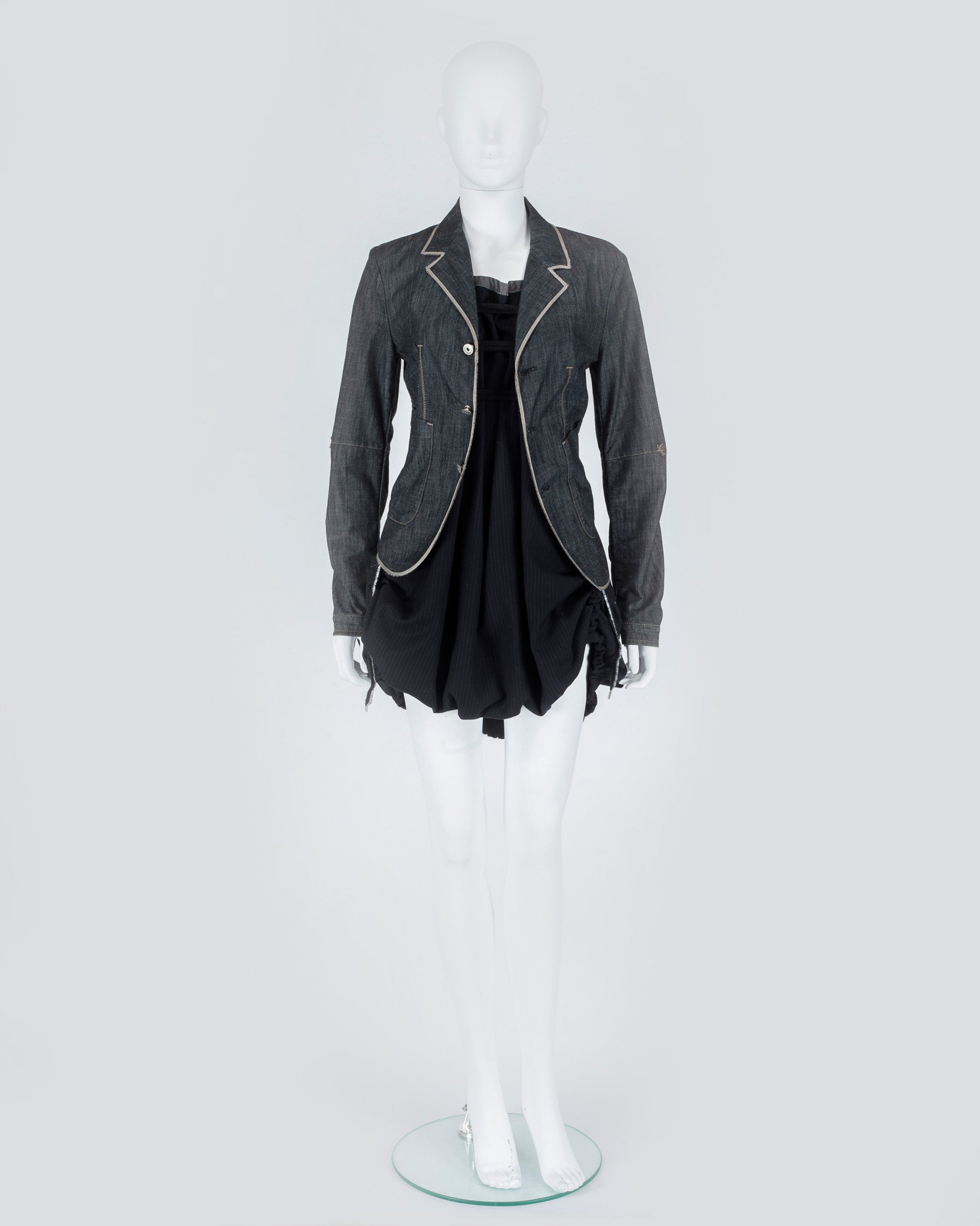 Marithe Francois Girbaud Dress & Blazer Two Piece Set
