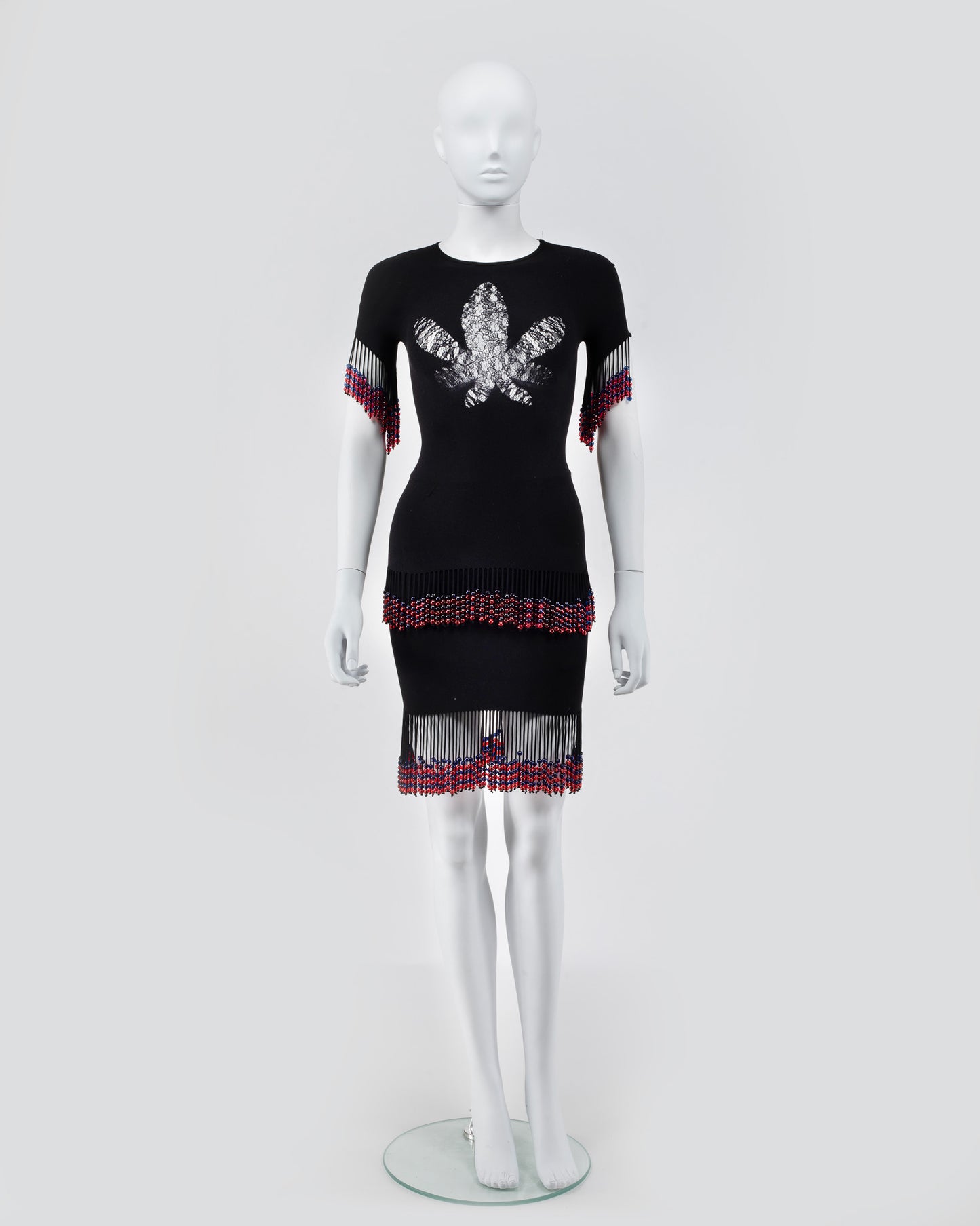 Sinead Gorey Beaded Top Stretch Material