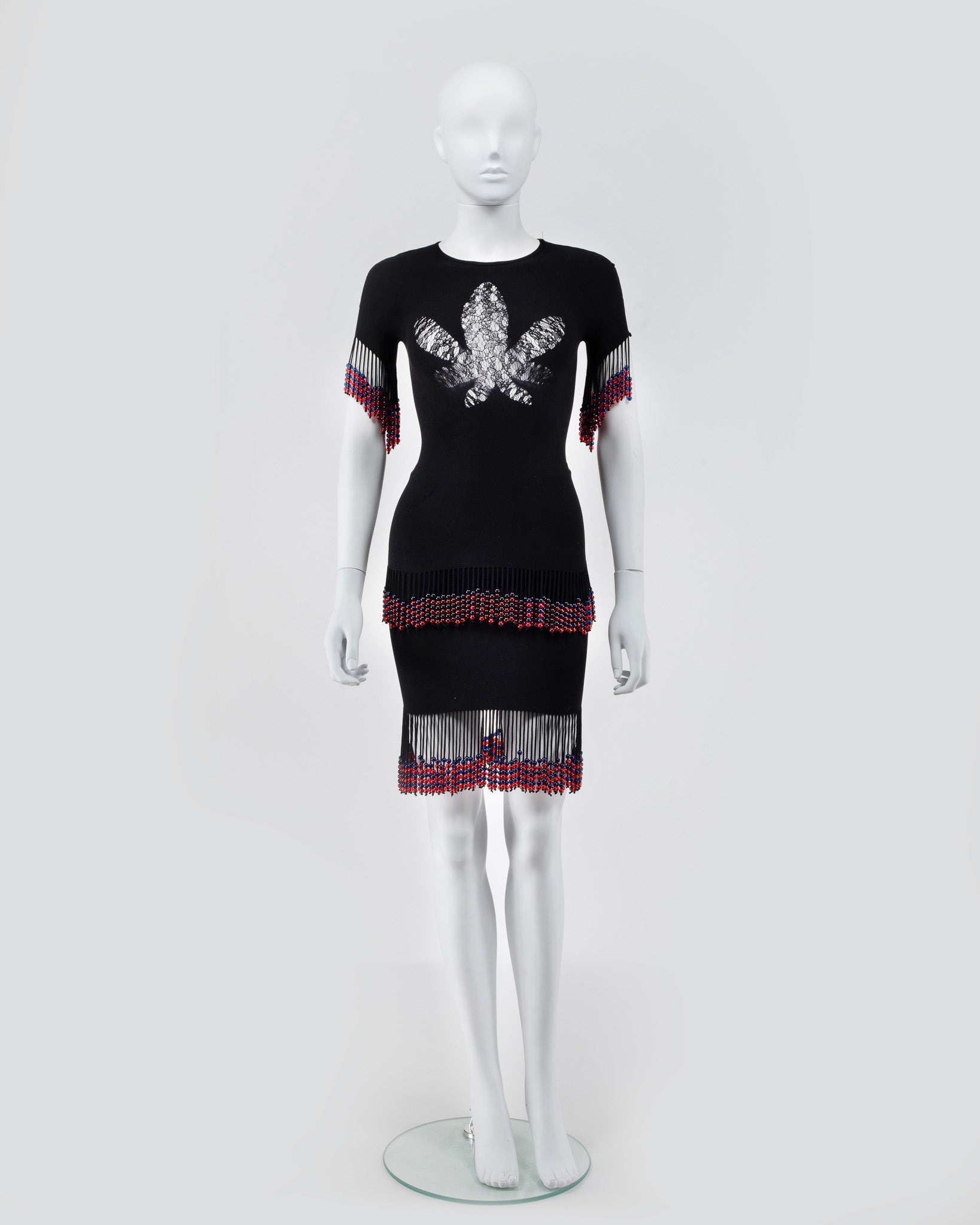 Sinead Gorey Beaded Top Stretch Material