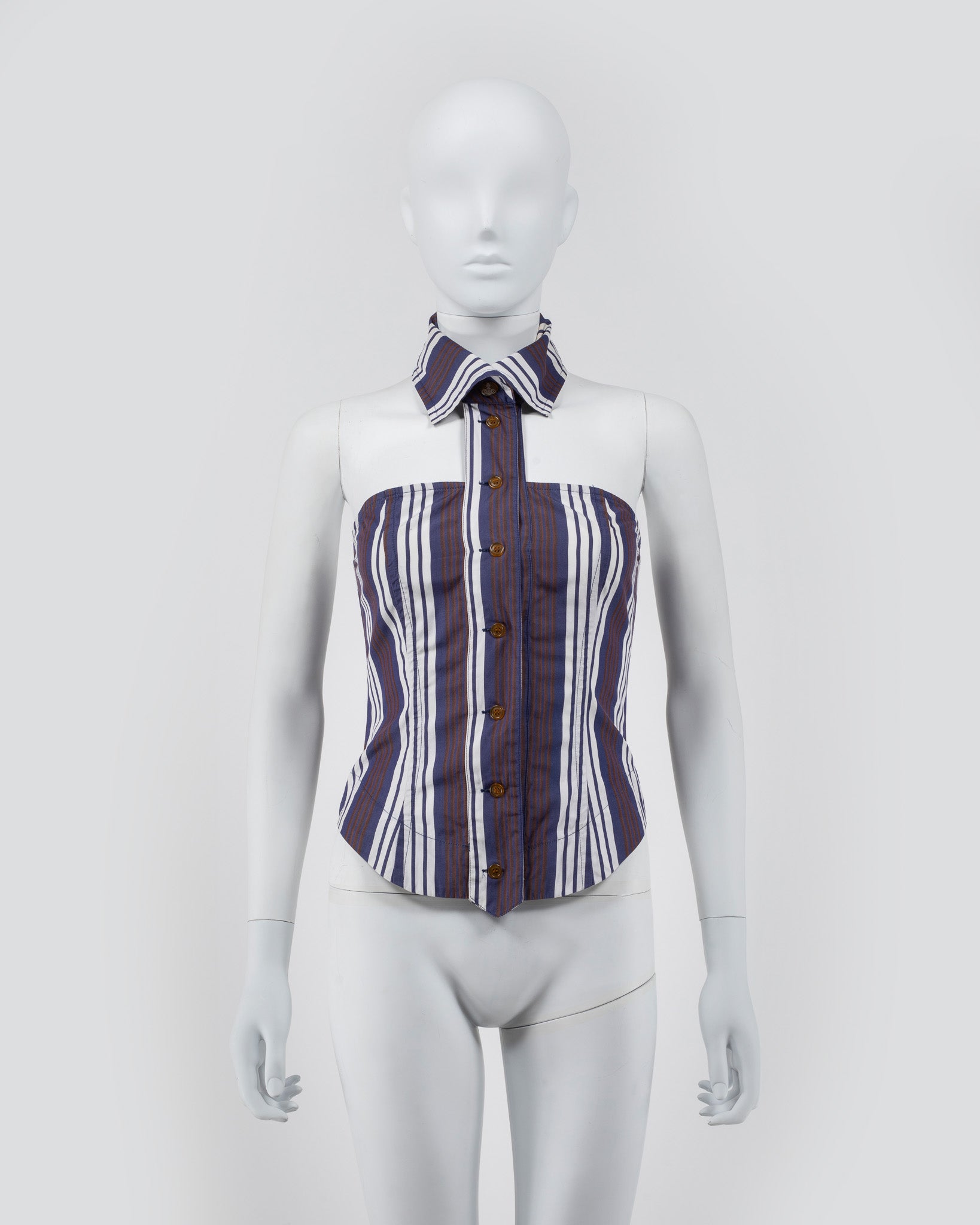 Vivienne Westwood Vintage Deconstructed Corset Shirt