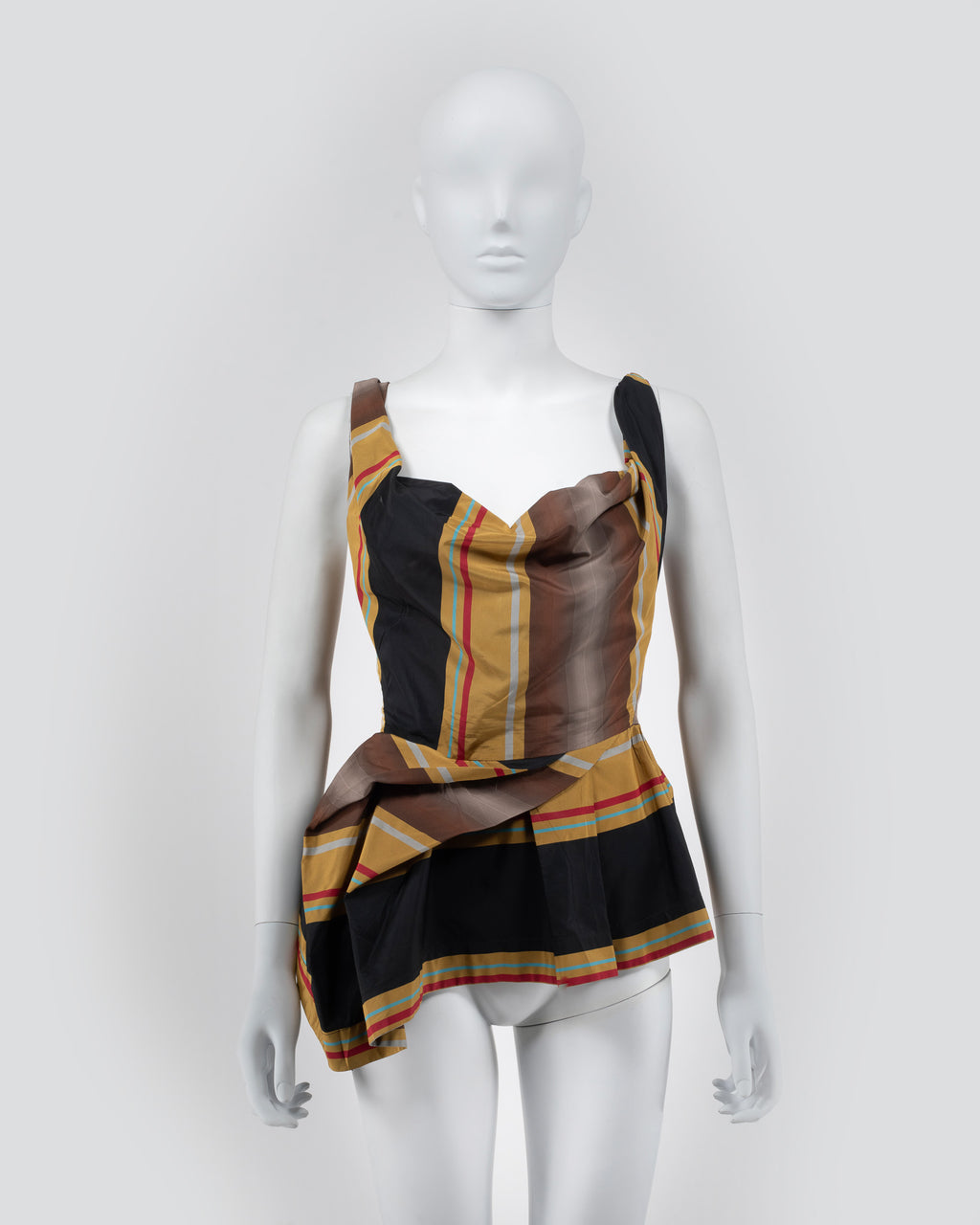 Vivienne Westwood Anglomania Draped Peplum Top