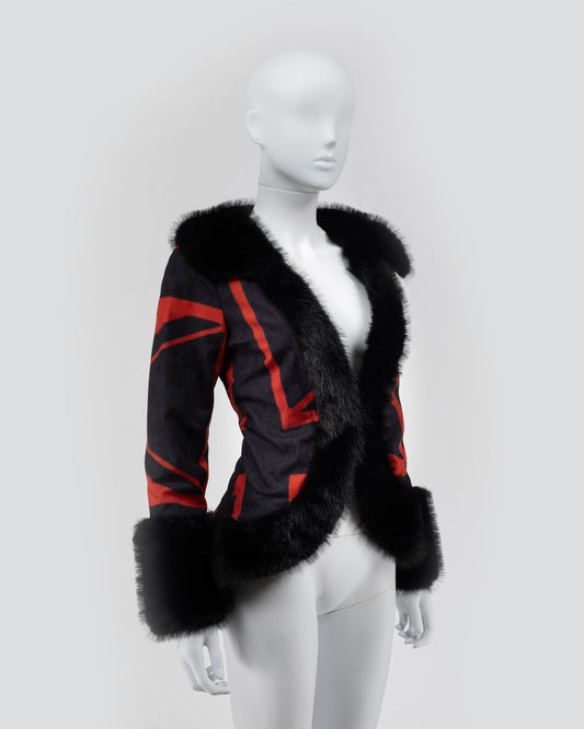 Sinead Gorey Faux Fur Jacket Insane <3