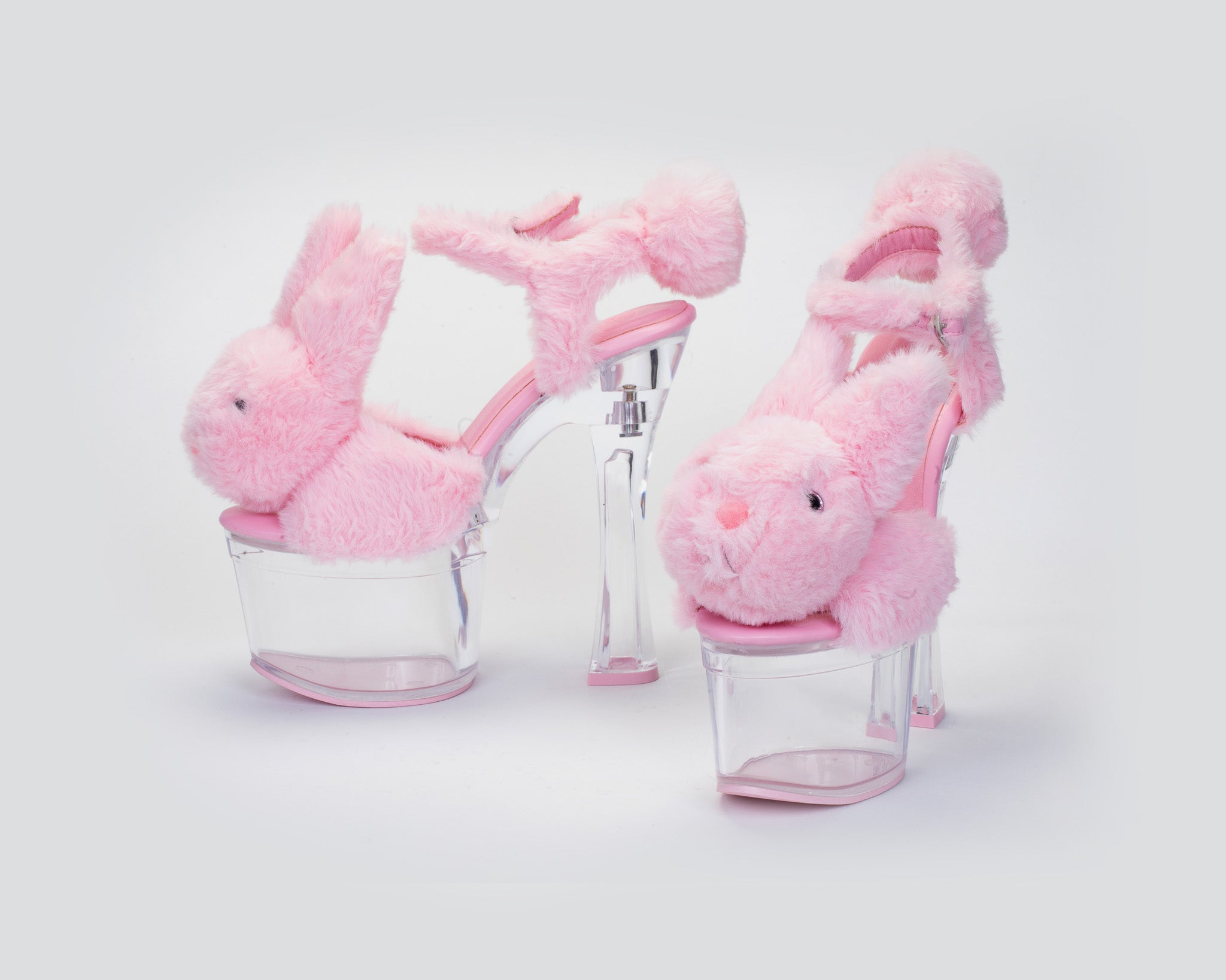 Bunny Stripper Heels