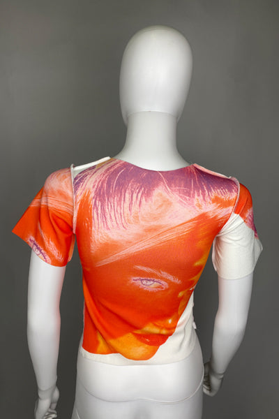 1XBLUE Graphic Mesh Top (XS)