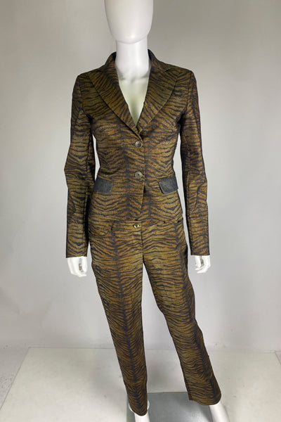Glittery Tiger Print Suit – My Store