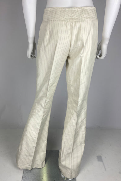 Gucci 'Tom Ford' Pinstripe Low Rise Tailored Trousers