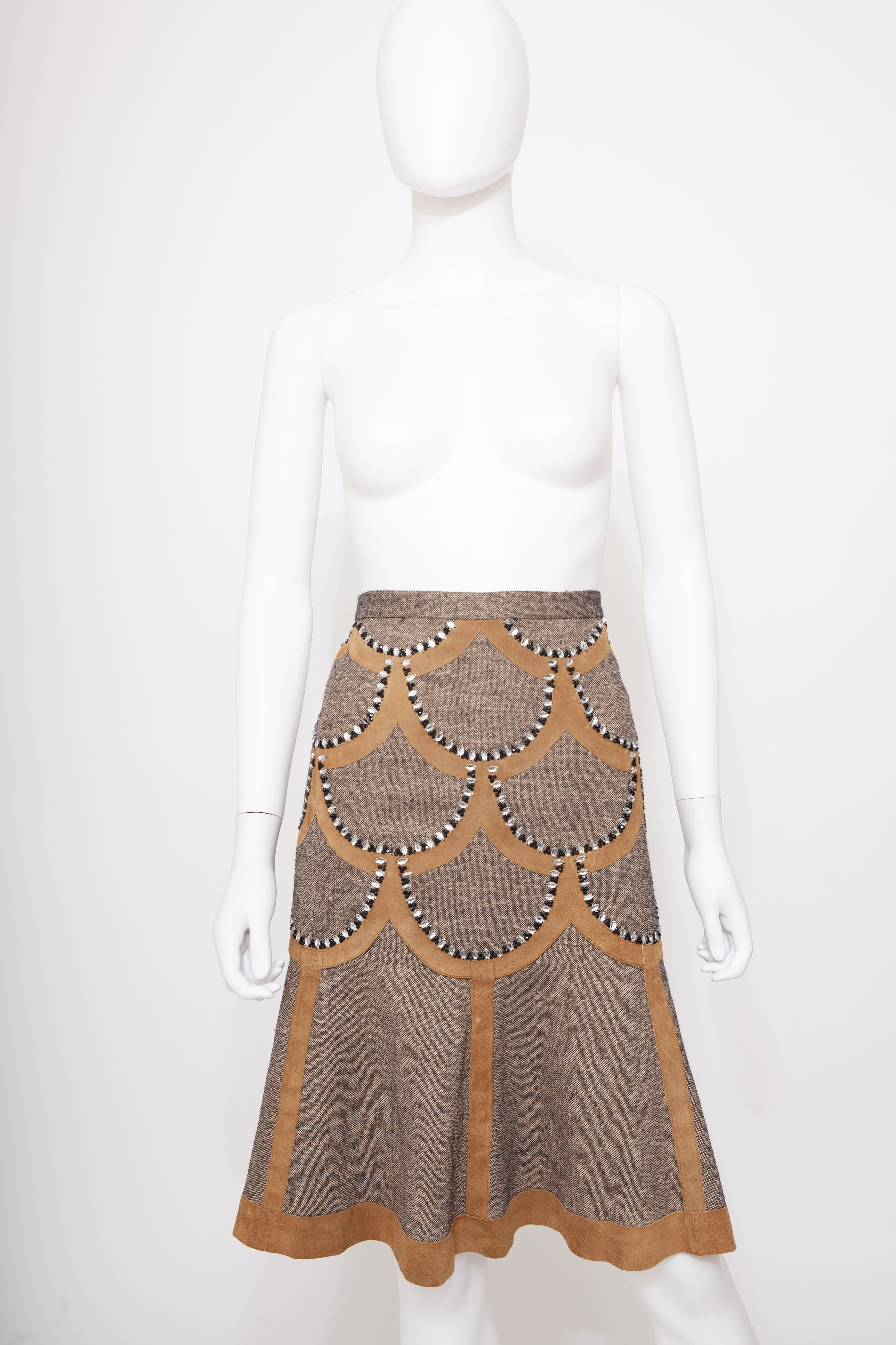 Shanghai Tang Wool Skirt