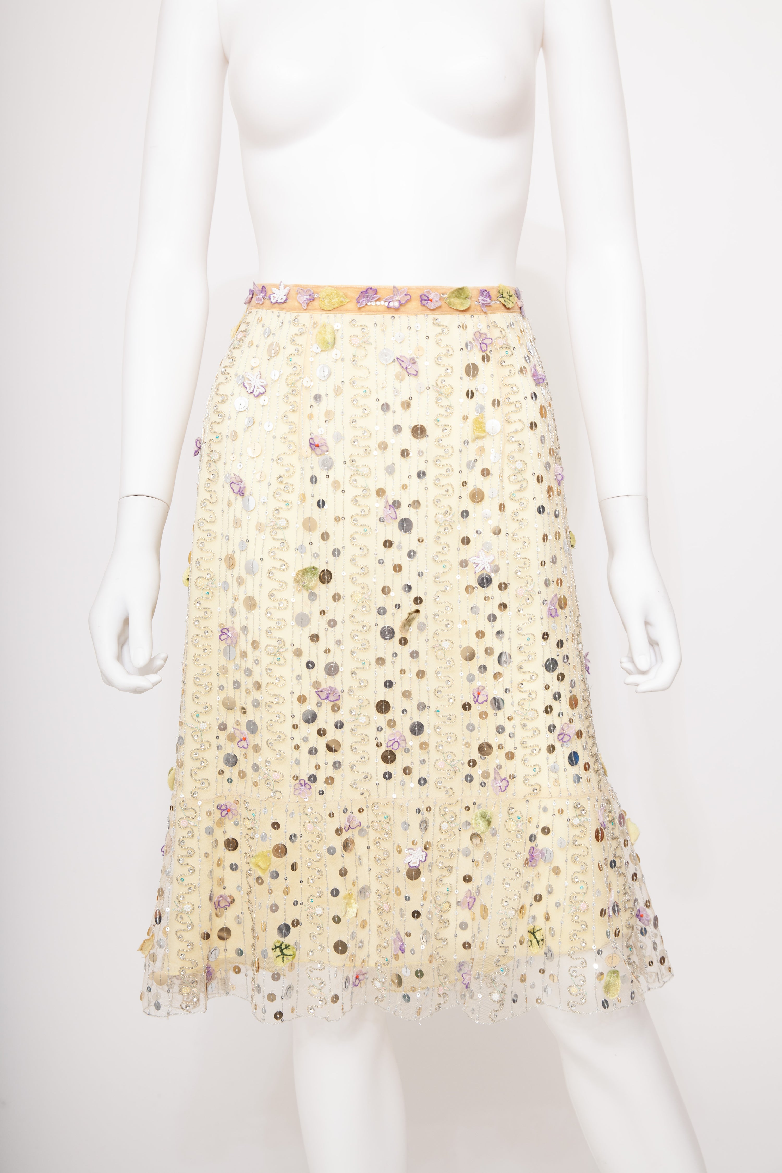 Blumarine Sequin Skirt