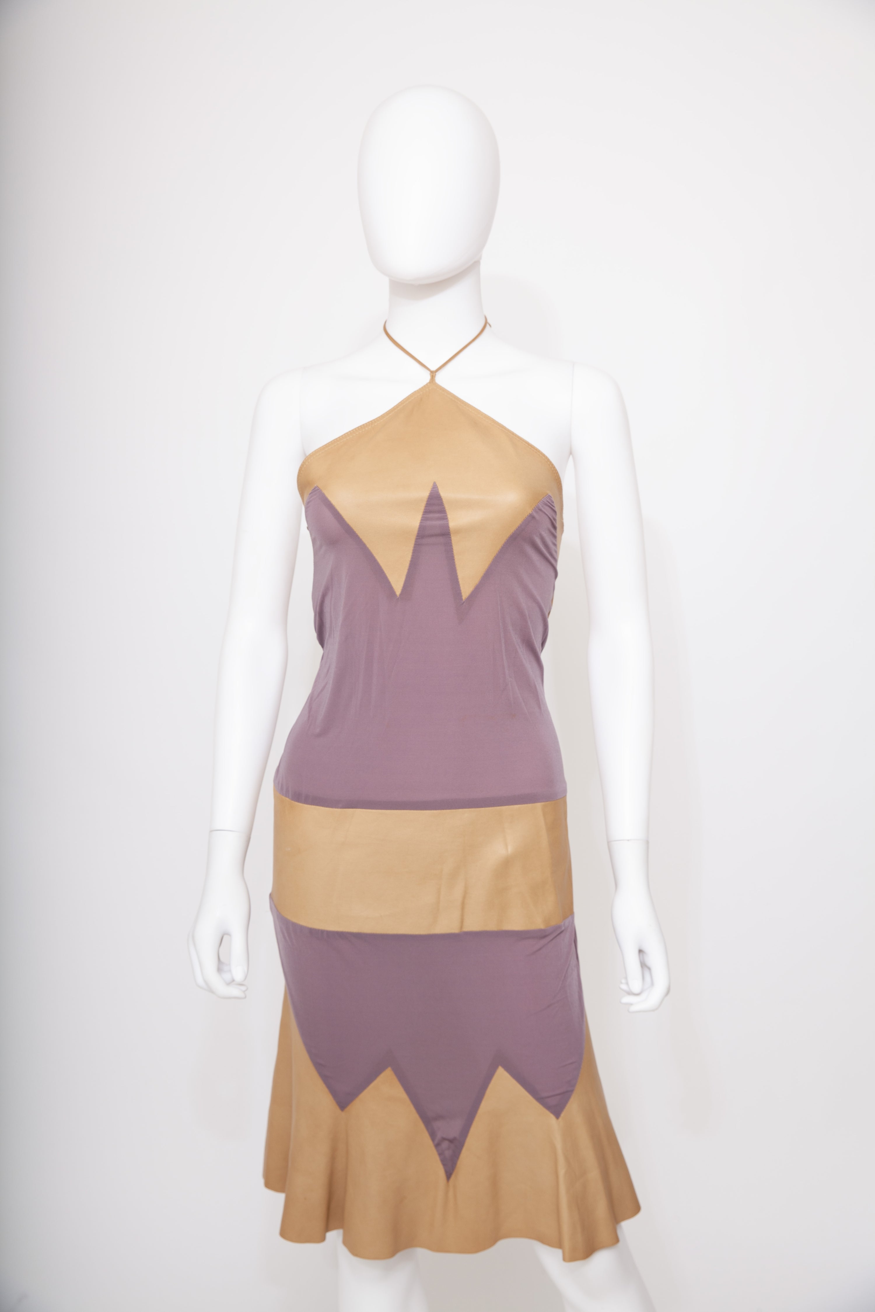 Fendi Suede Vintage Dress