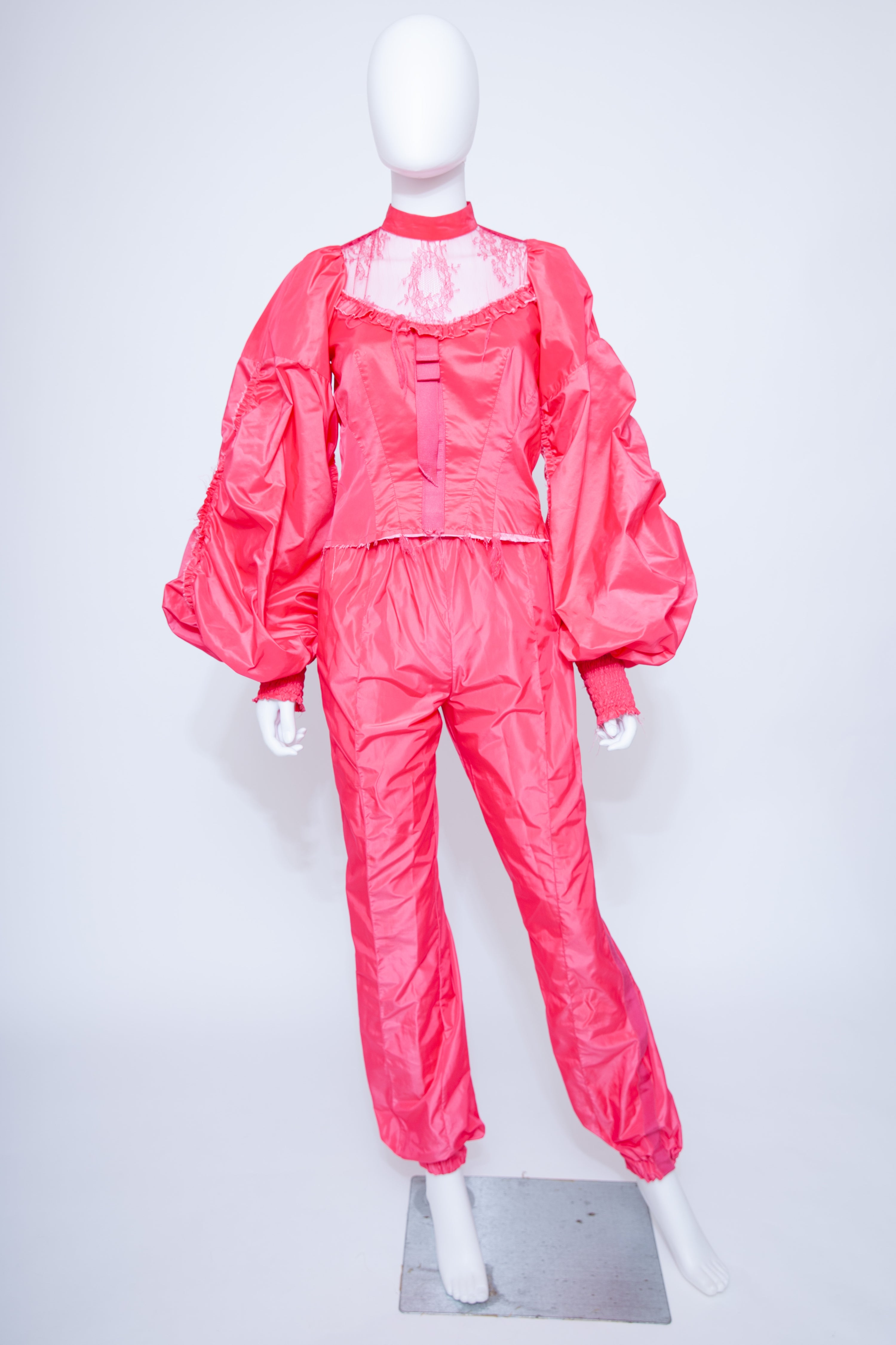 Dilara Findikoglu Edwardian Style Hot Pink Tracksuit
