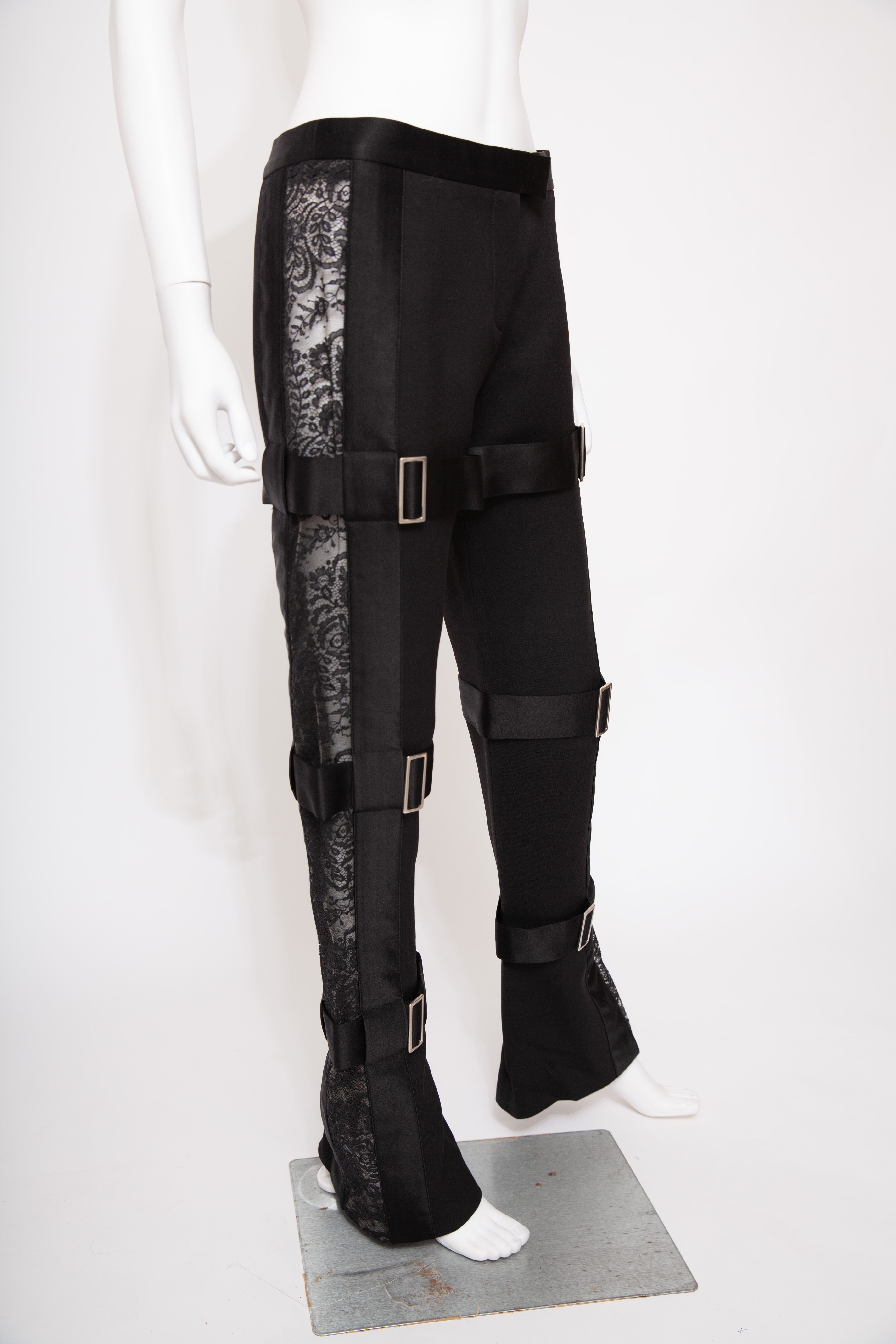Alexander McQueen Bondage-Style Tailored Trousers