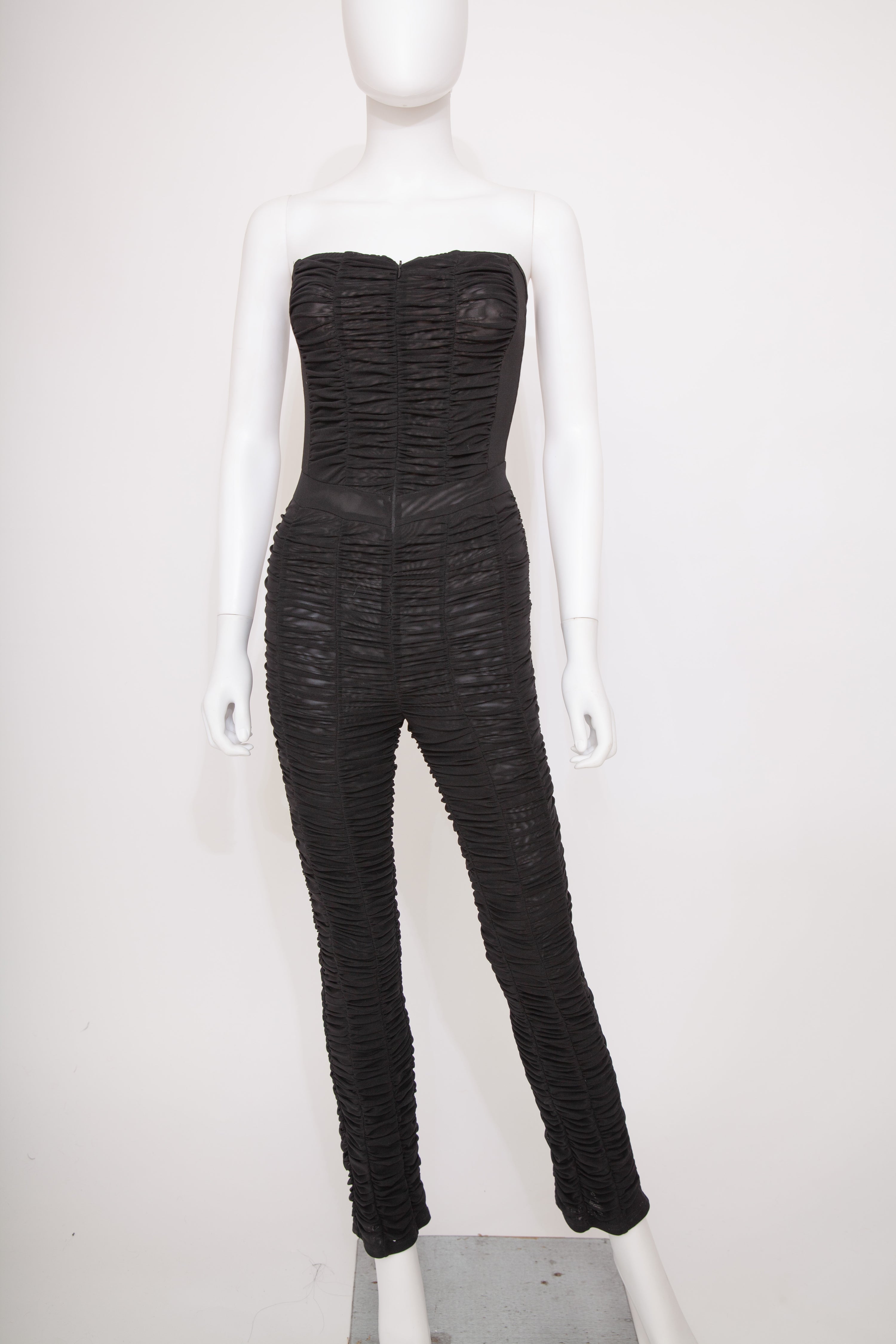 I.AM.GIA Black Jumpsuit Ruffle