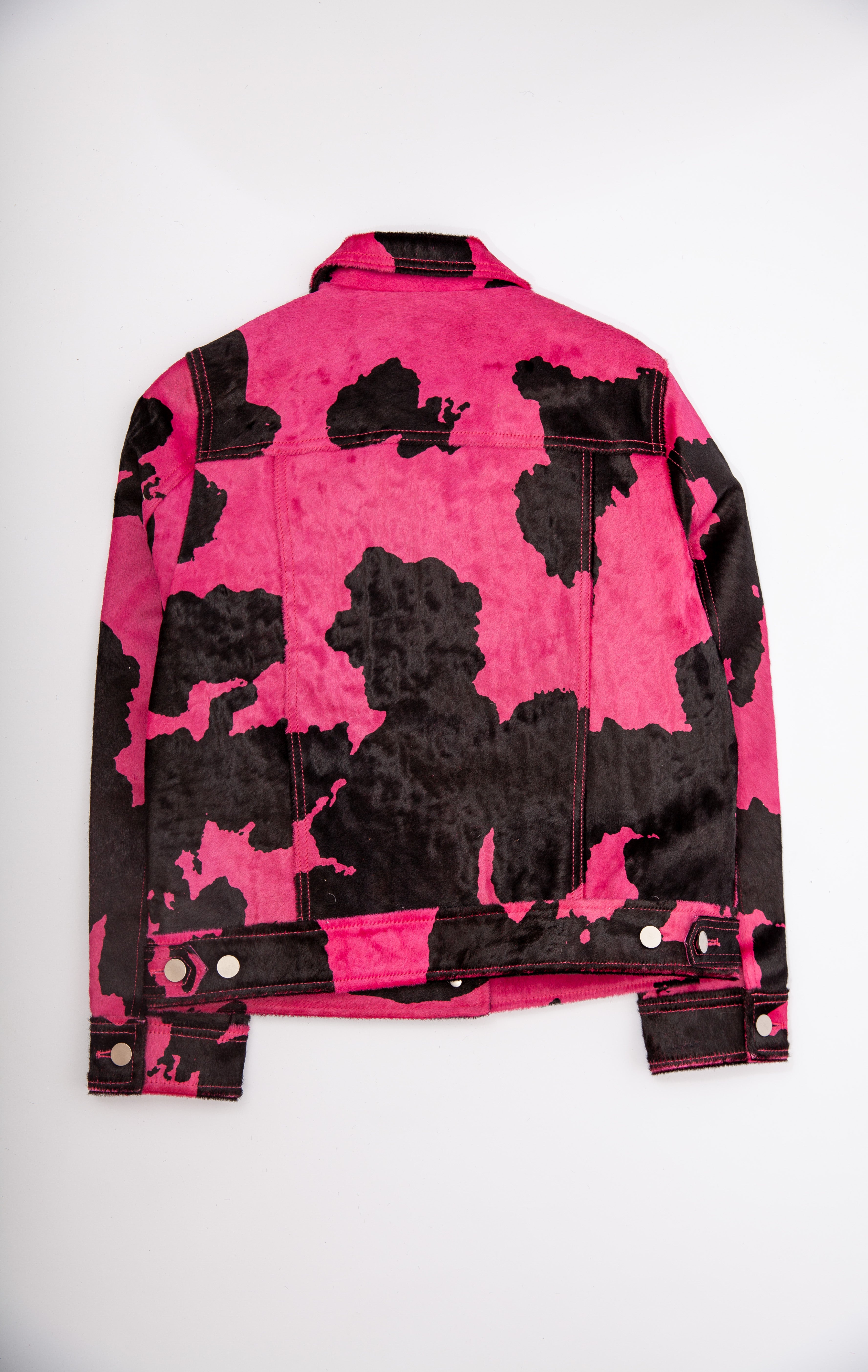 Sinead Gorey Faux Cow Hide Pink Jacket