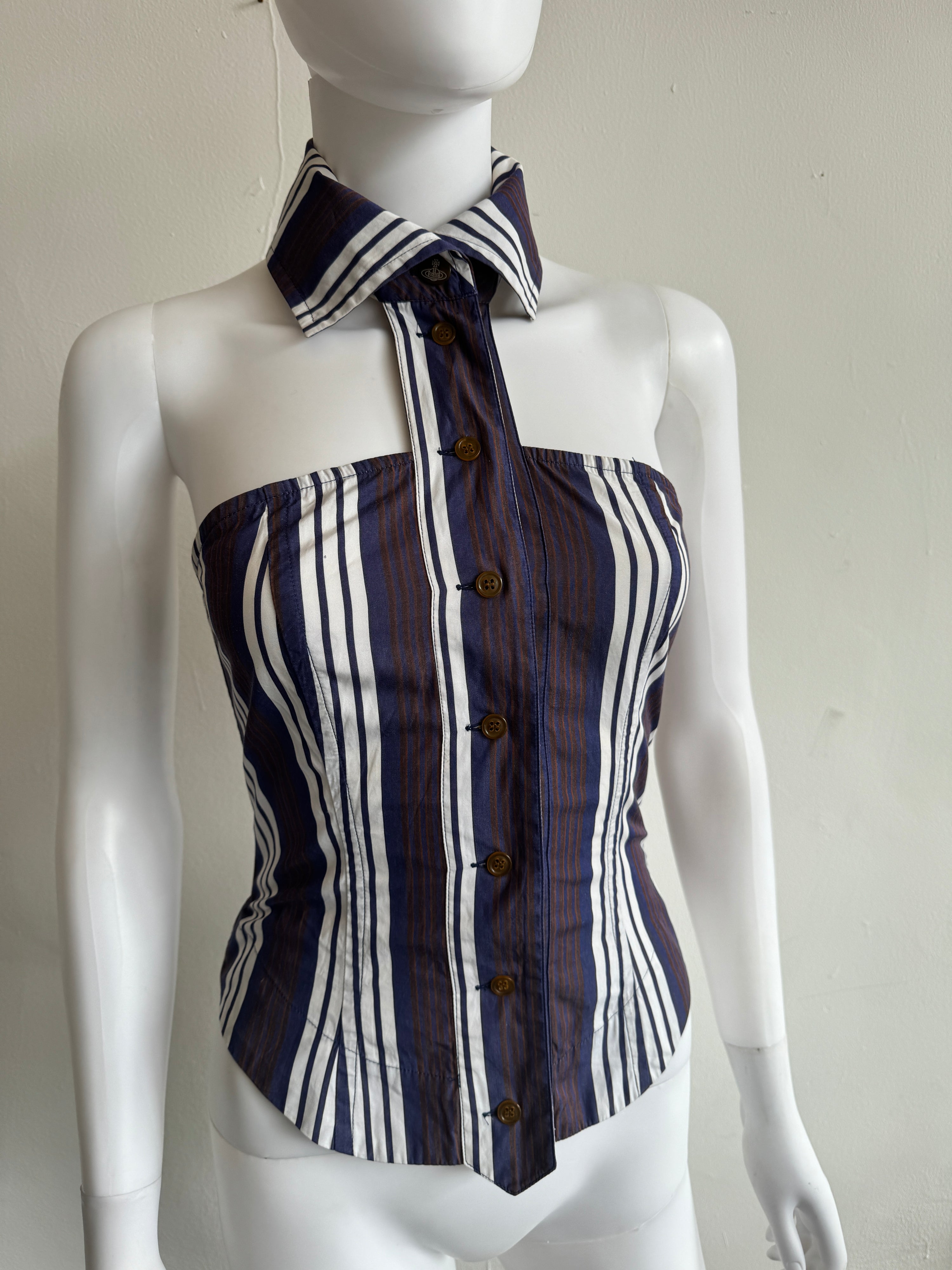 Vivienne Westwood 90's Corset Deconstructed Shirt