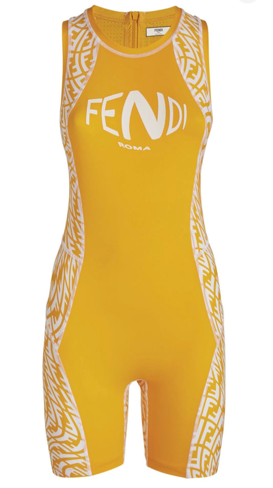 Fendi Yellow Unitard