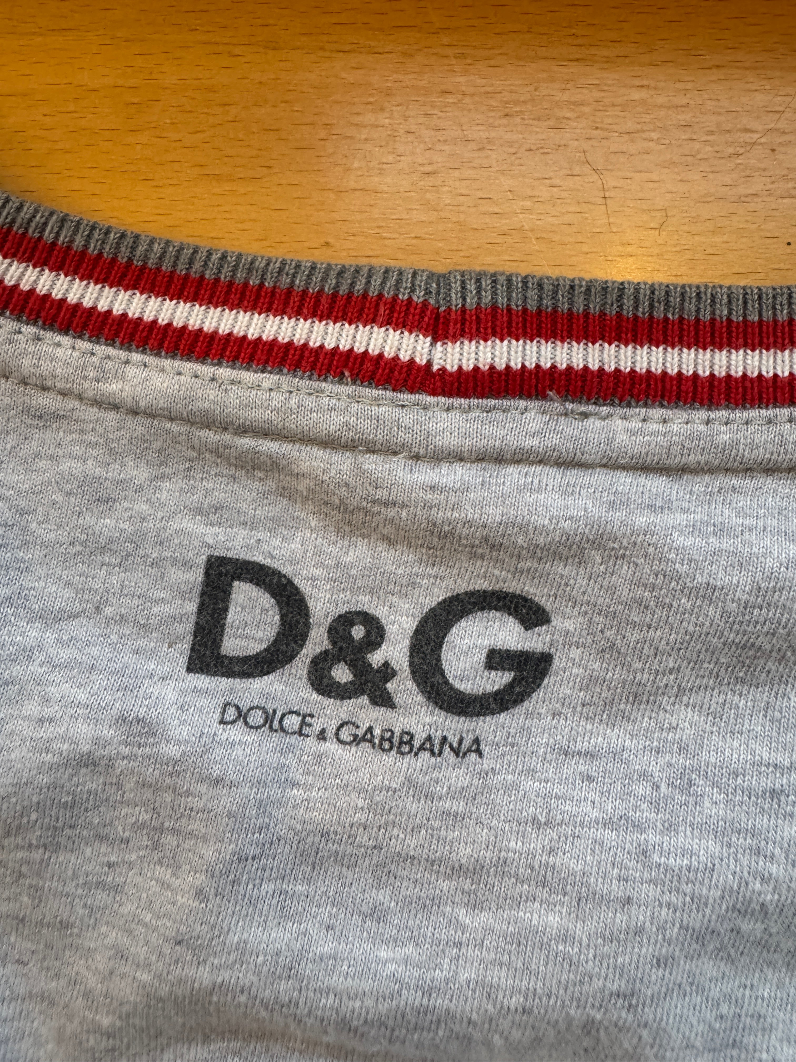 Dolce & Gabbana (D&G) RARE multicoloured jersey patchwork two piece skirt set