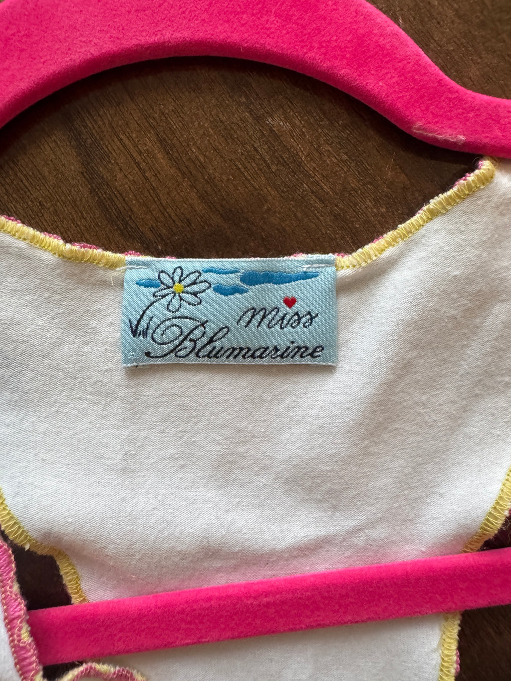 Miss Blumarine ‘Island Jet Set’ Rhinestone Tropical Tank Top