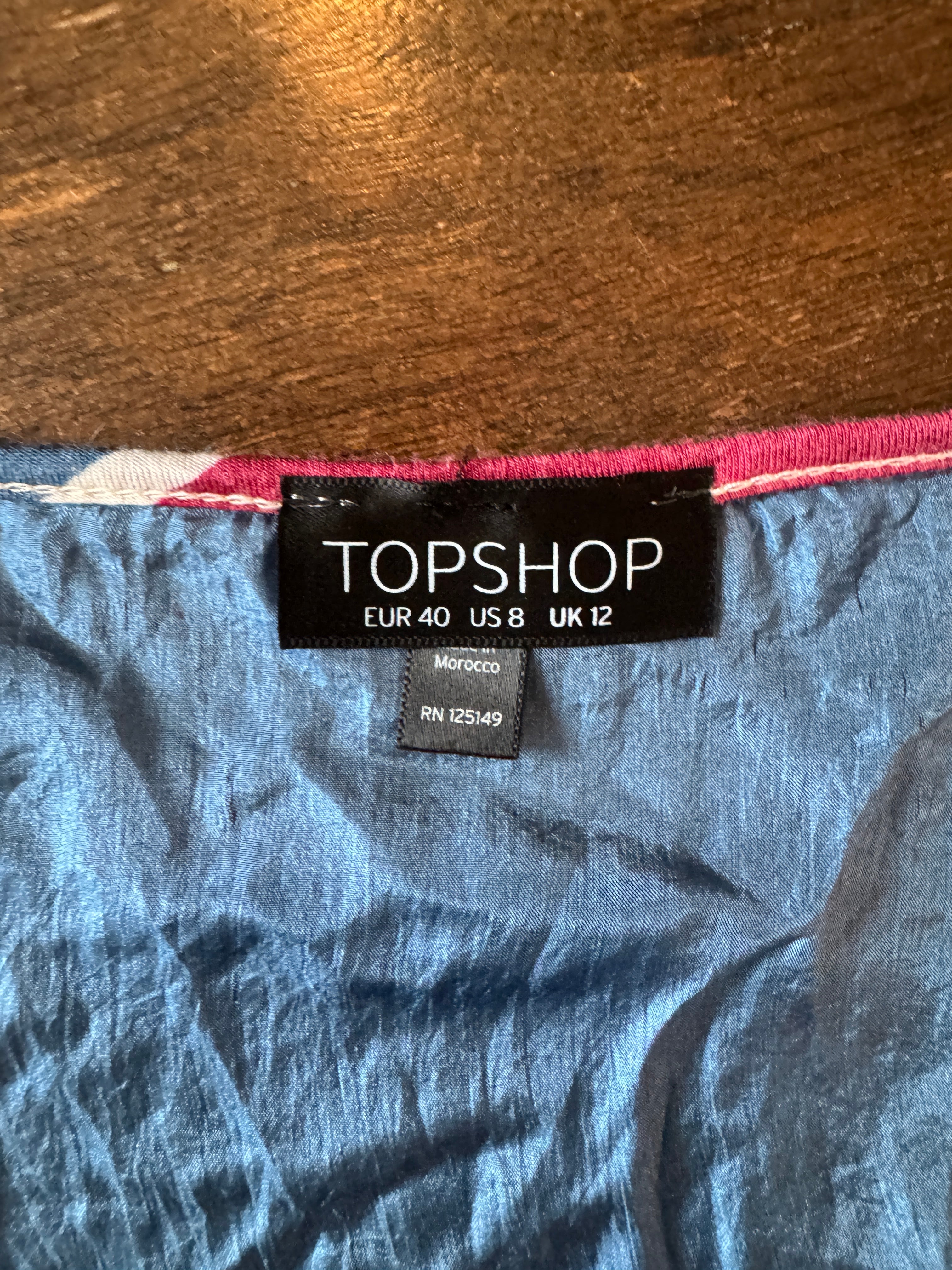 Vintage Topshop Union Jack Draped Top (2010s Icon!)