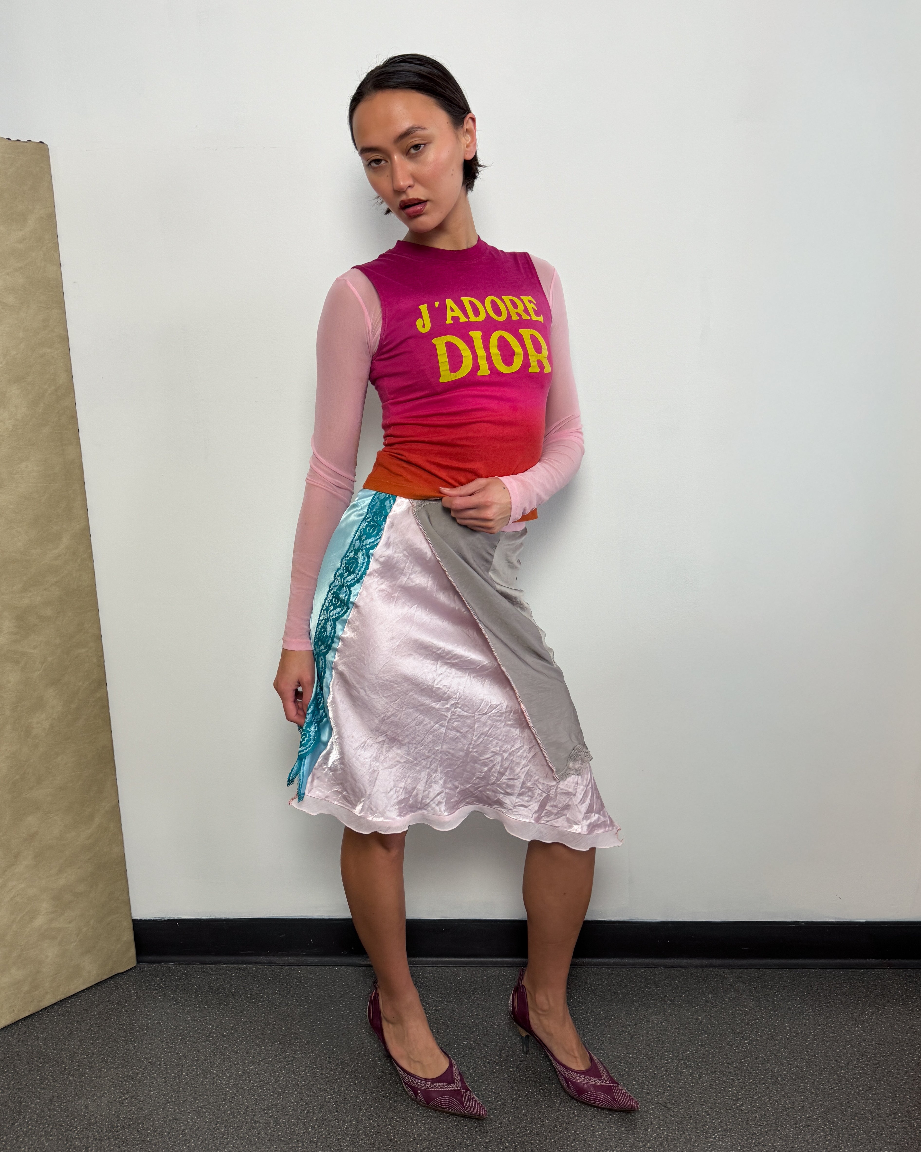 Christian Dior J’Adore Dior Vintage Tank Top – Galliano Era - Pink & Orange Gradient