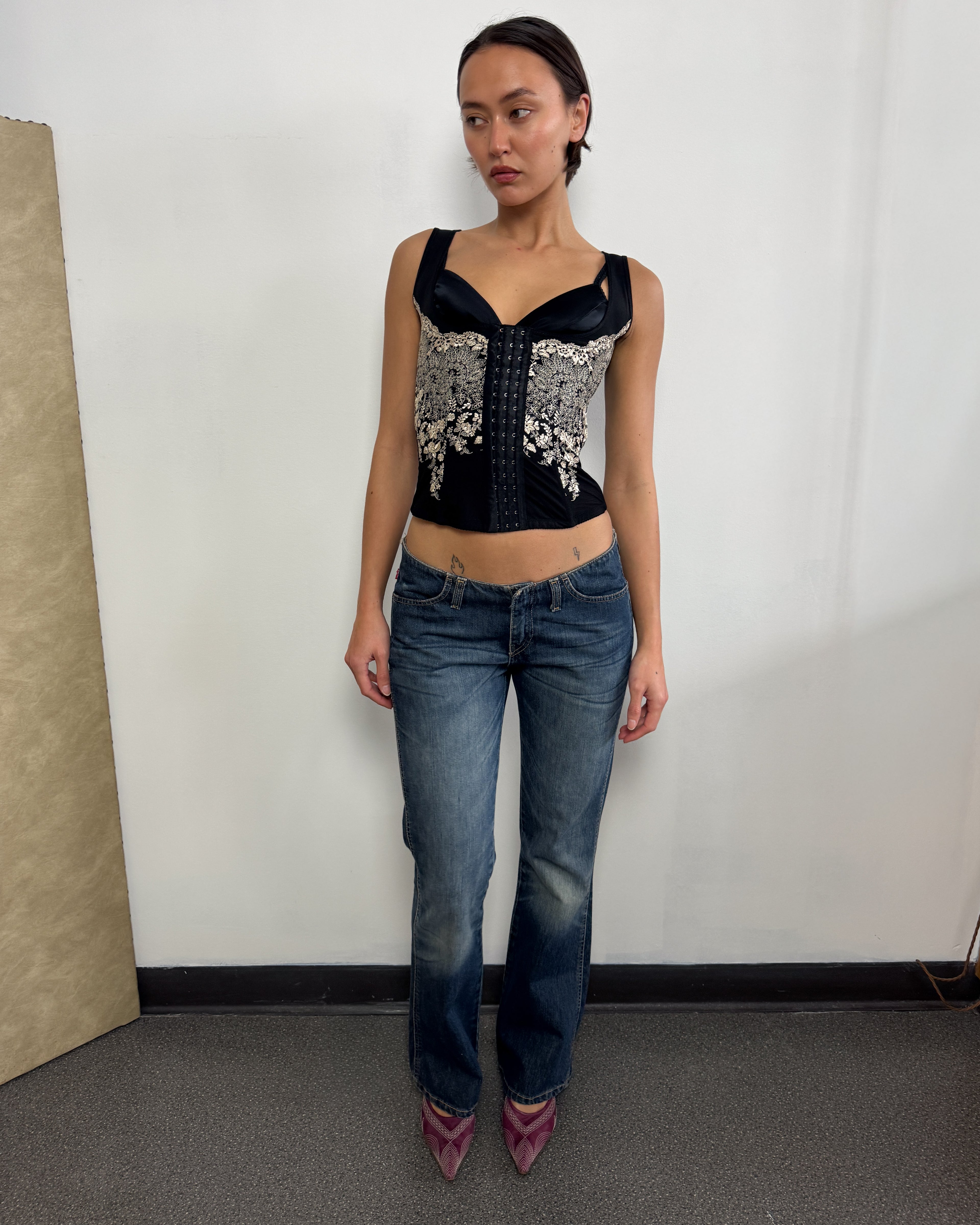Levi's Mid Wash Denim Jeans with  Low Waist
