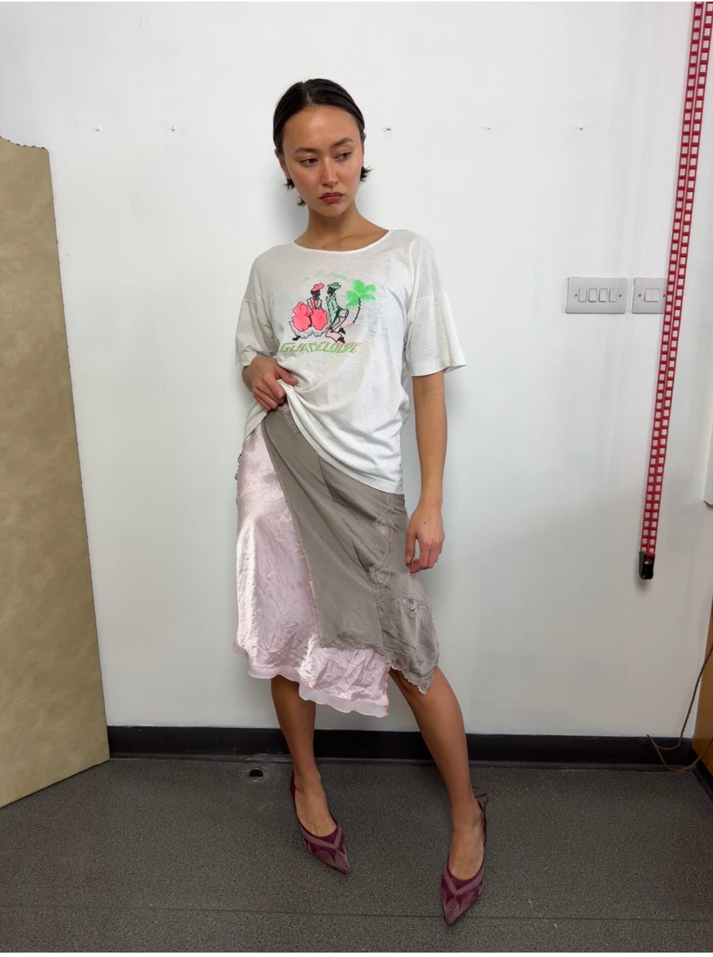 Vintage white graphic T-shirt
