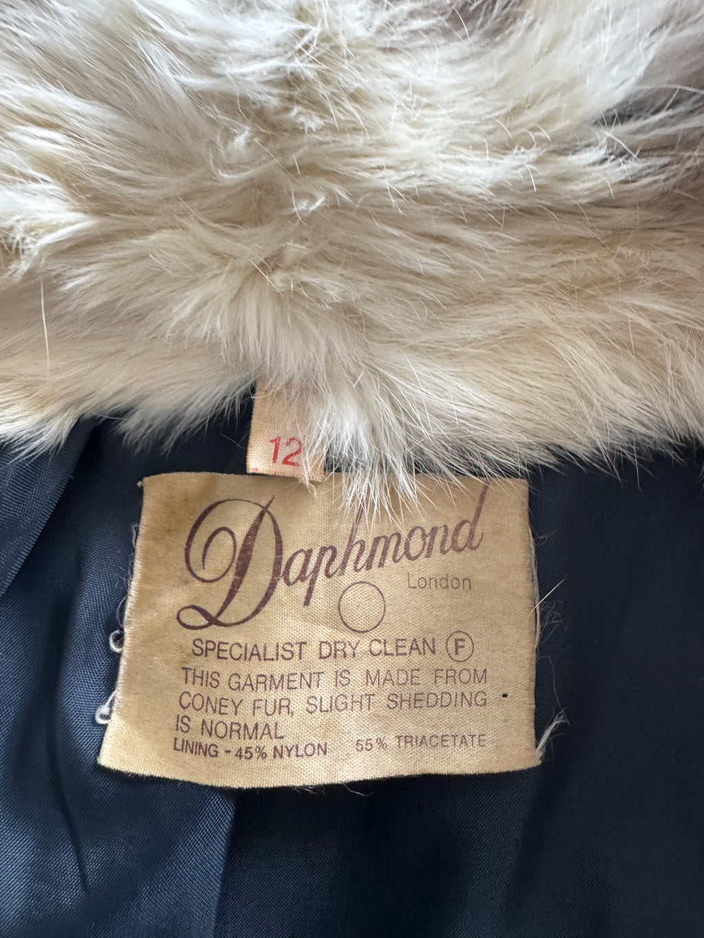 Vintage Rabbit Fur Coat