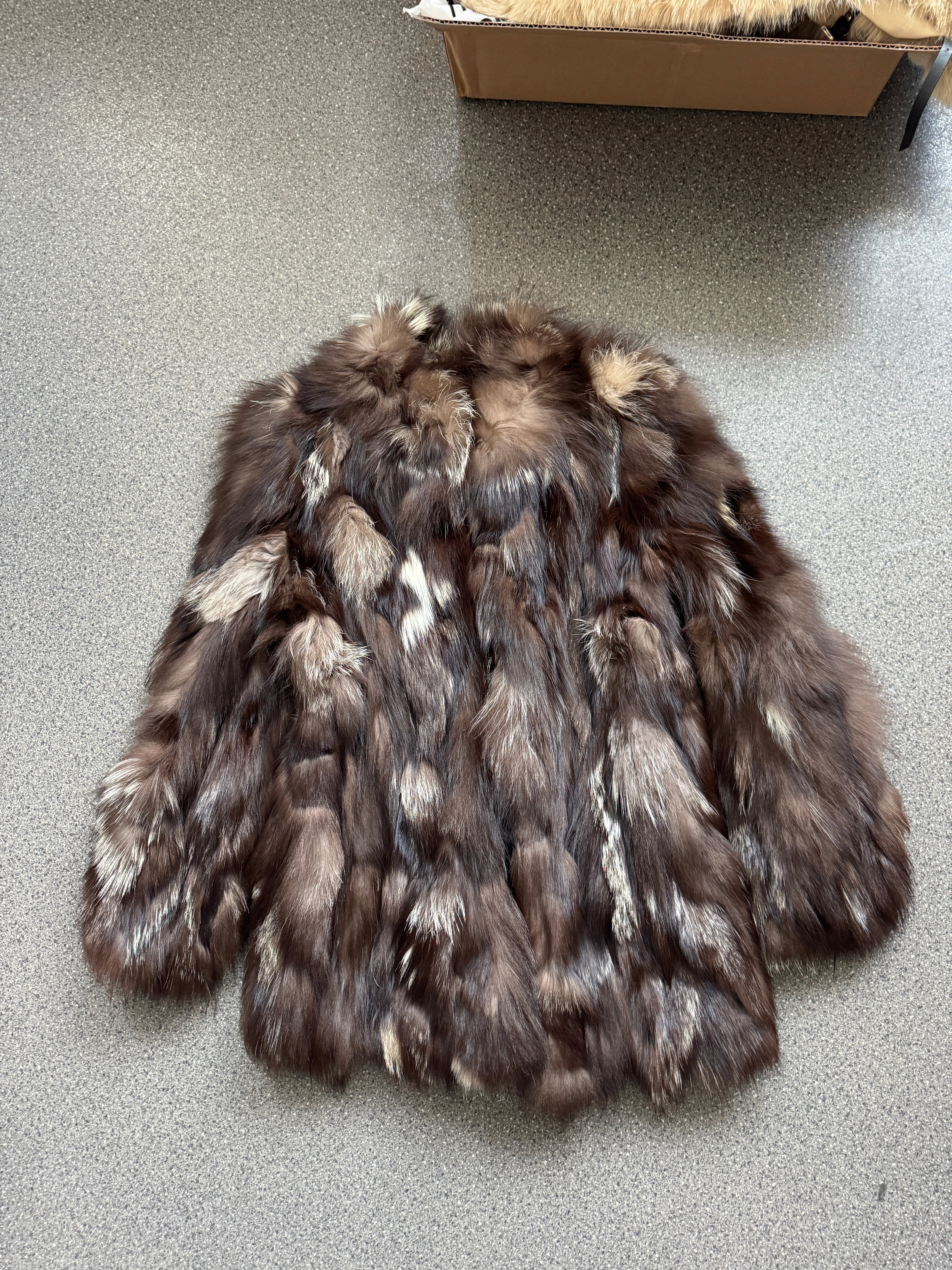 Vintage Brown Fur Coat