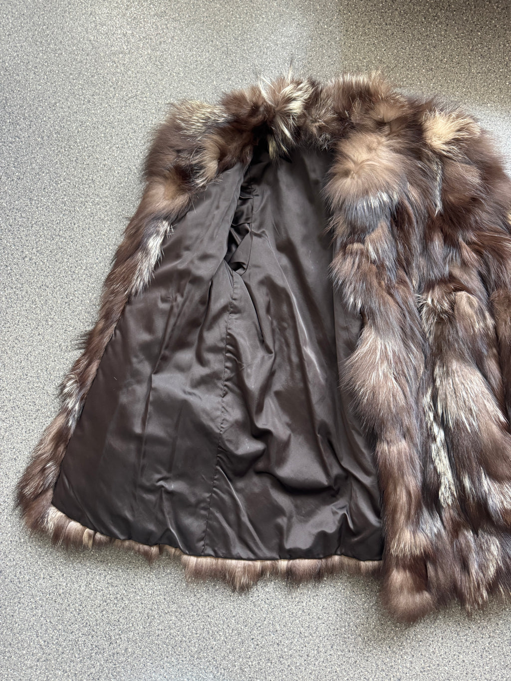 Vintage Brown Fur Coat