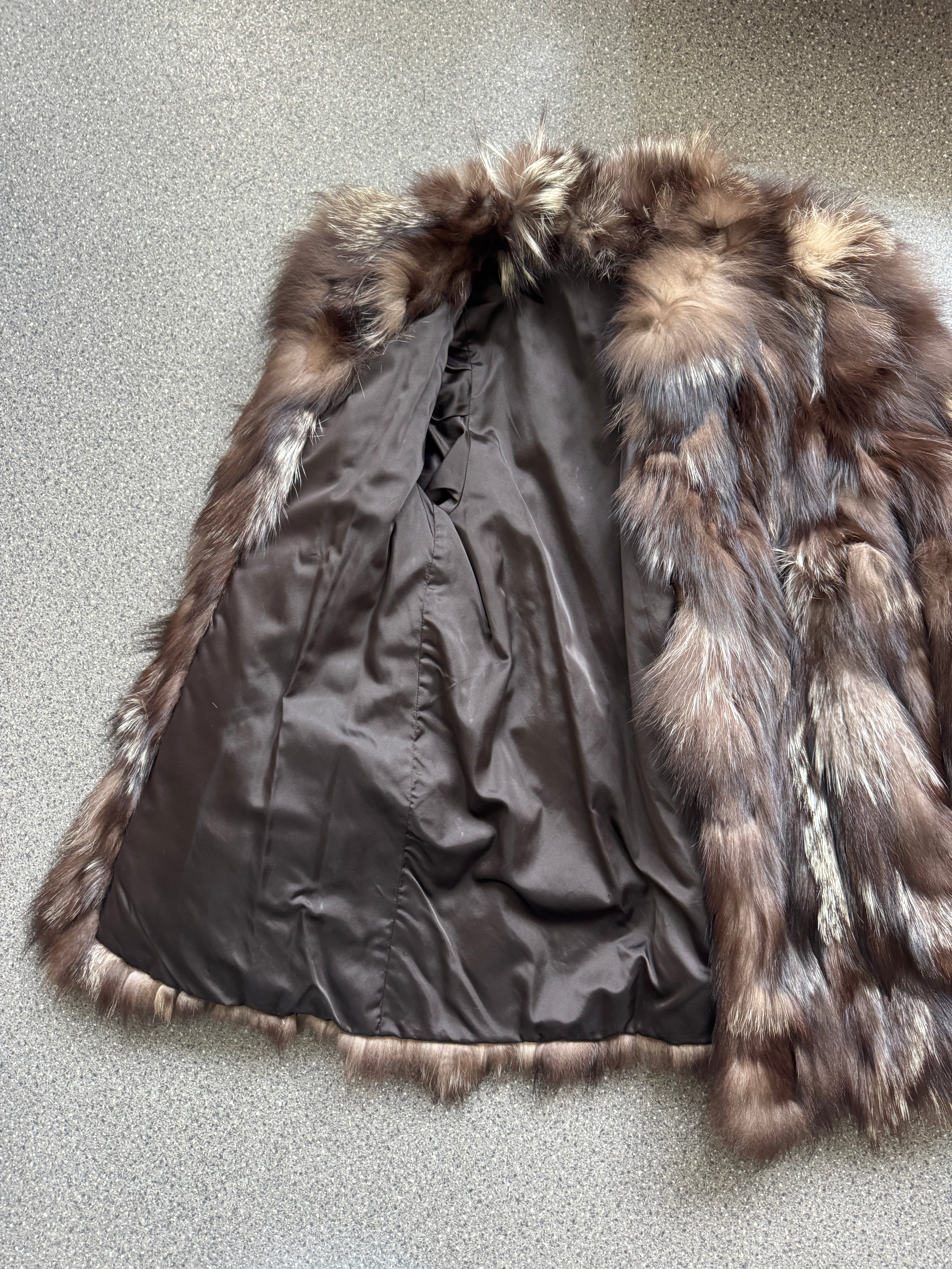 Vintage Brown Fur Coat