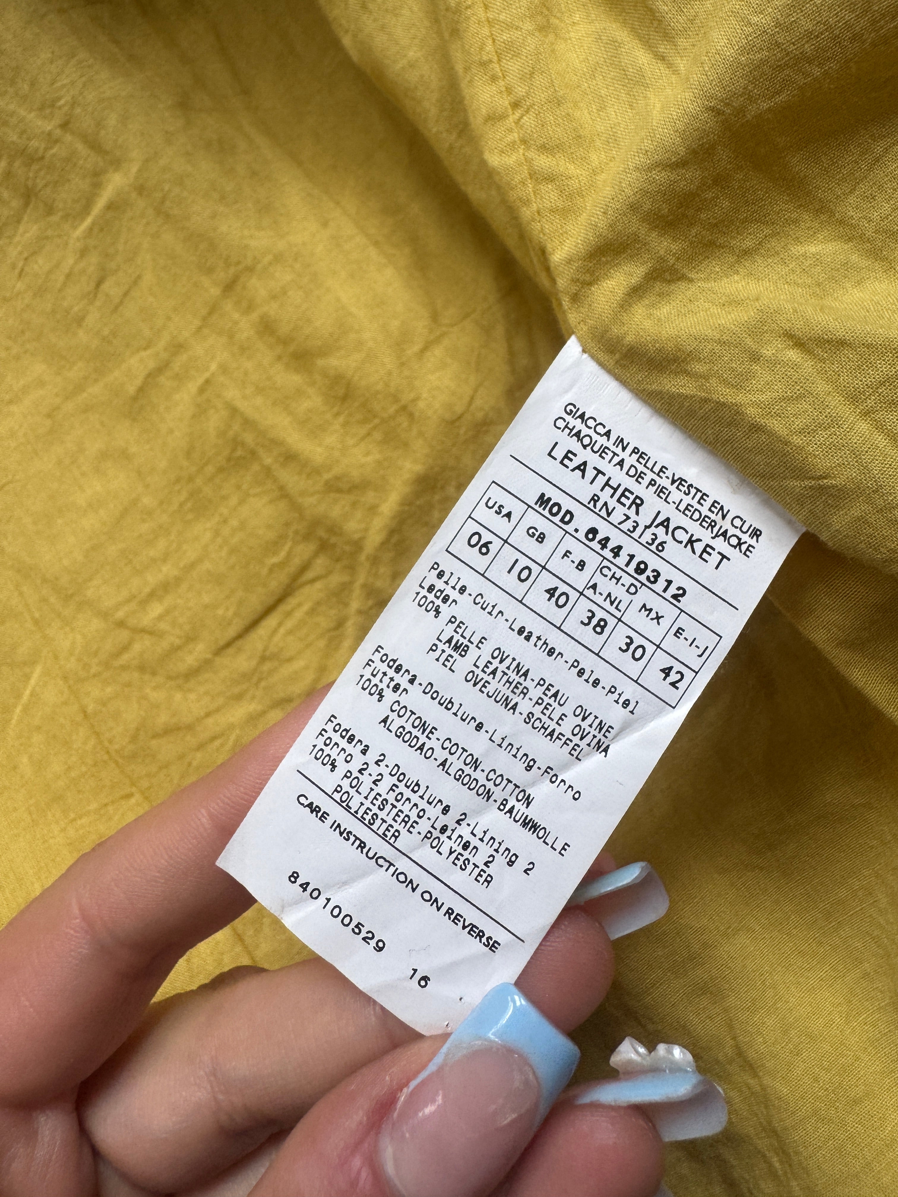 Butter Yellow Suede Jacket