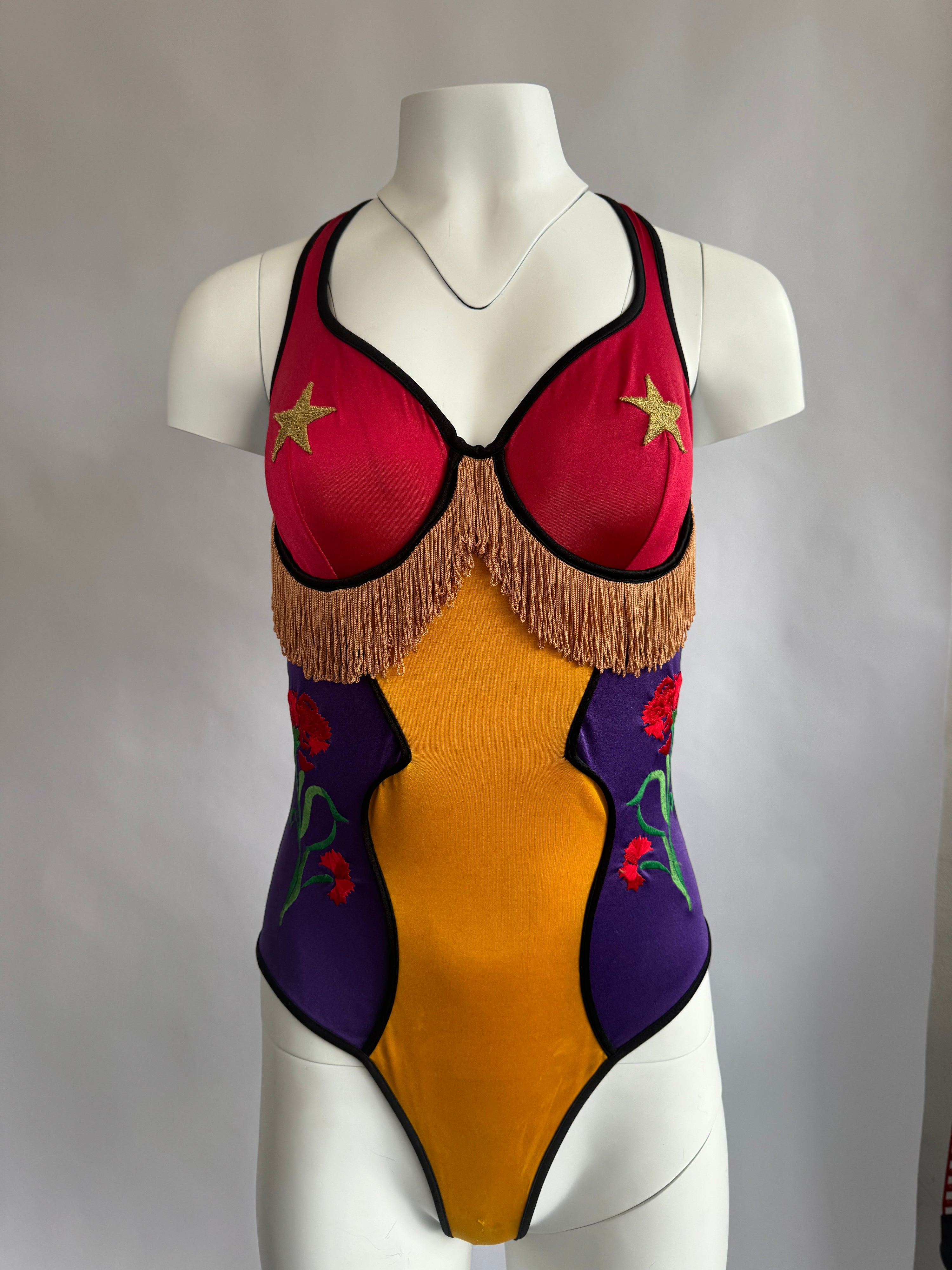 Moschino Fringed Showgirl Costume 1990's