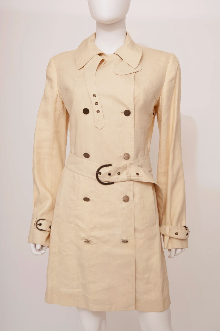 Stella McCartney Spring 2005 Trench Cream Beige Coat