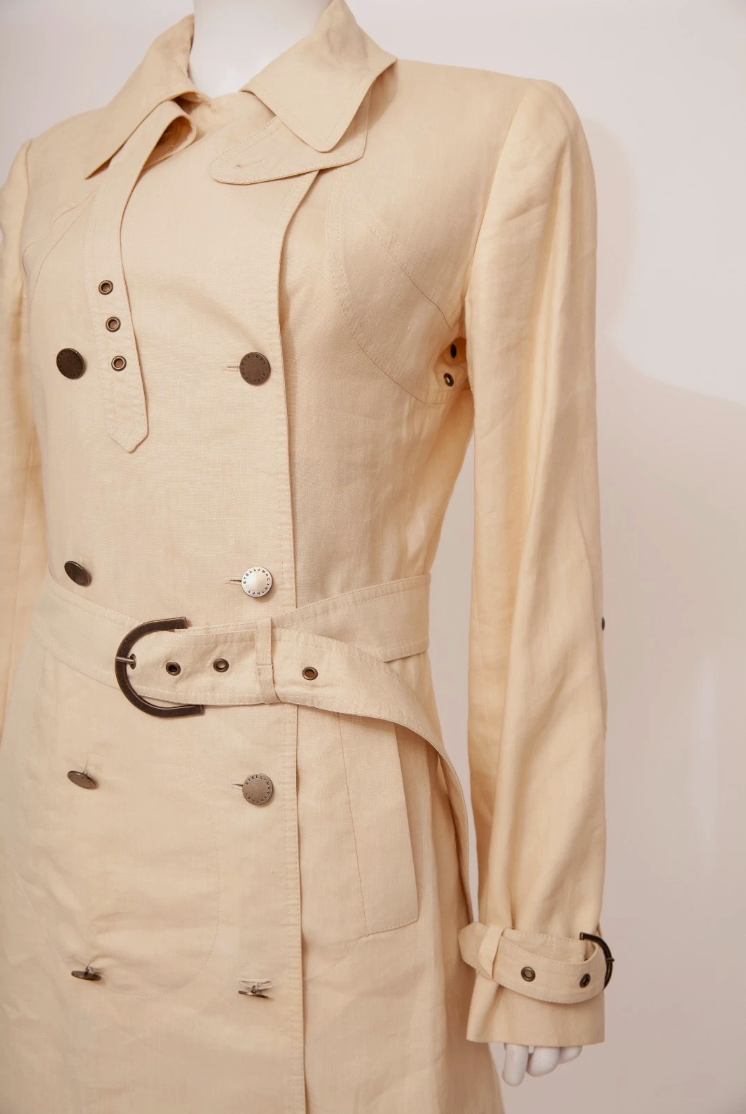 Stella McCartney Spring 2005 Trench Cream Beige Coat