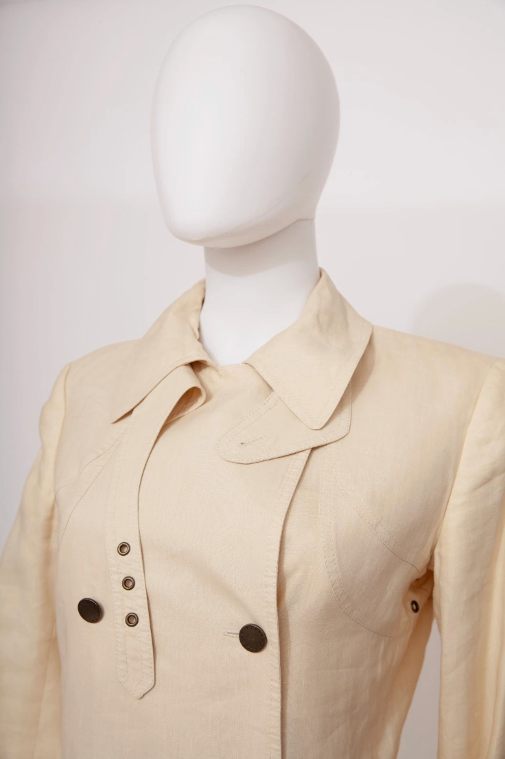 Stella McCartney Spring 2005 Trench Cream Beige Coat