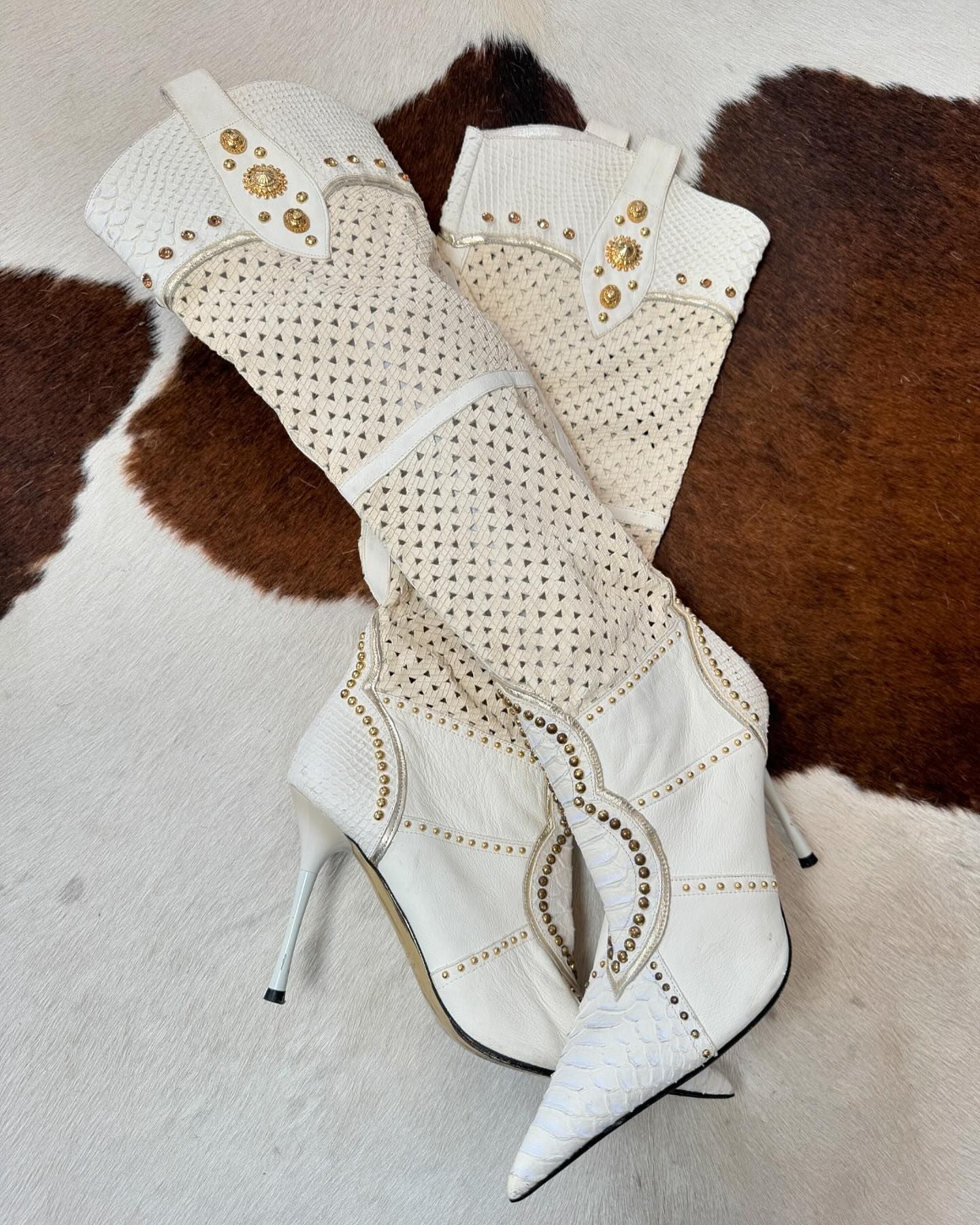 El Dante Cream El Rancho Boots