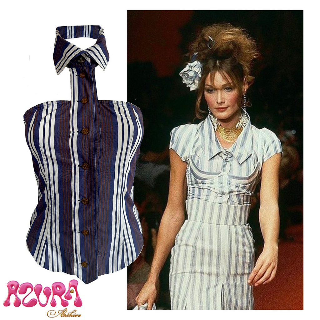 Vivienne Westwood Vintage Deconstructed Corset Shirt