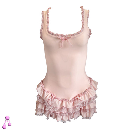 Bye Bambi Baby Pink Mini Dress